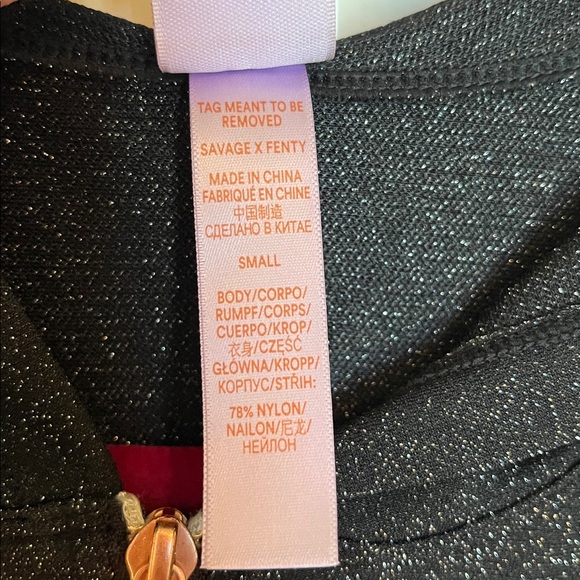 Savage X Fenty Sparkle Hooded Onesie Jumpsuit - Picture 6 of 12